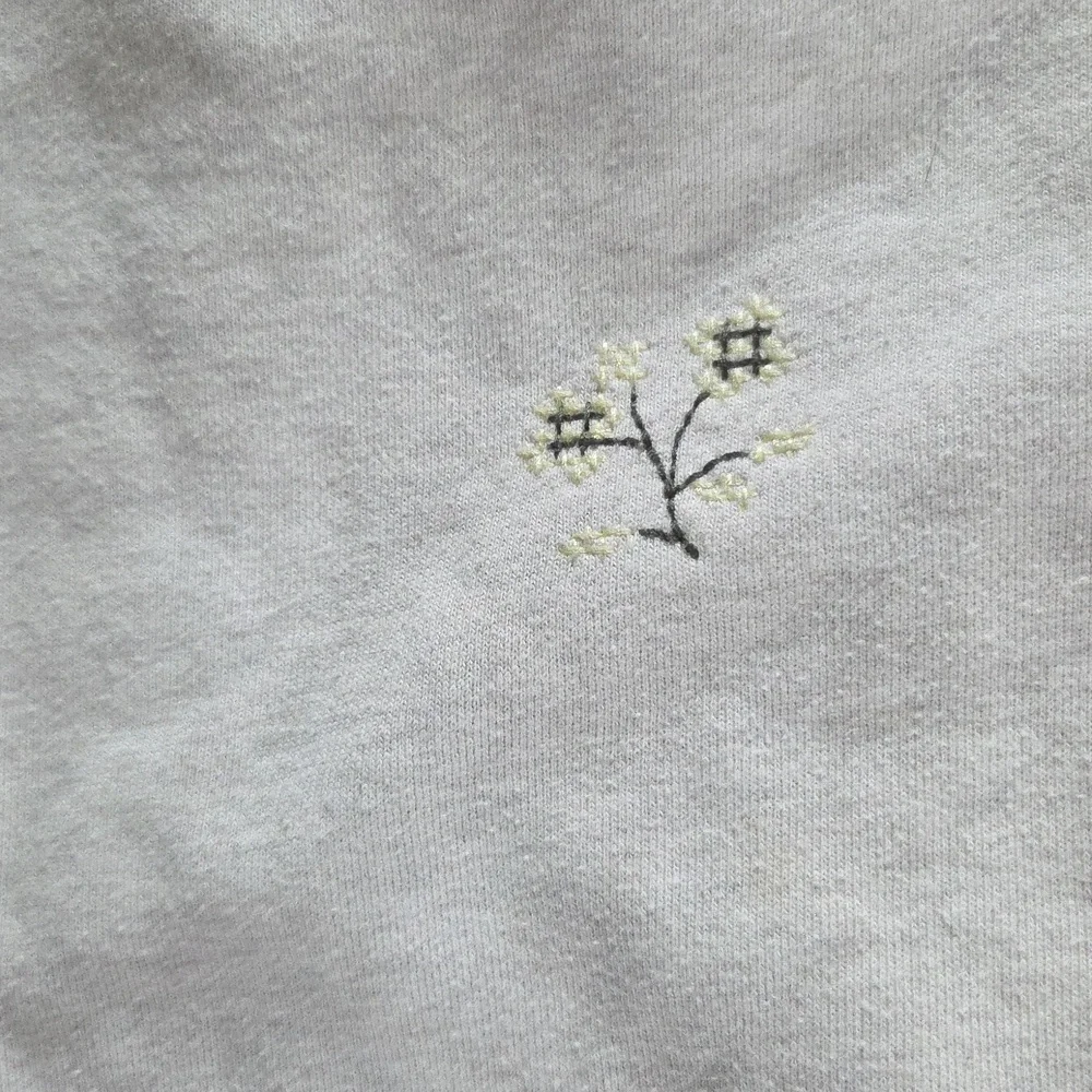 Vans Light Gray Hoodie with Embroidered Accents - Picture 4 of 9